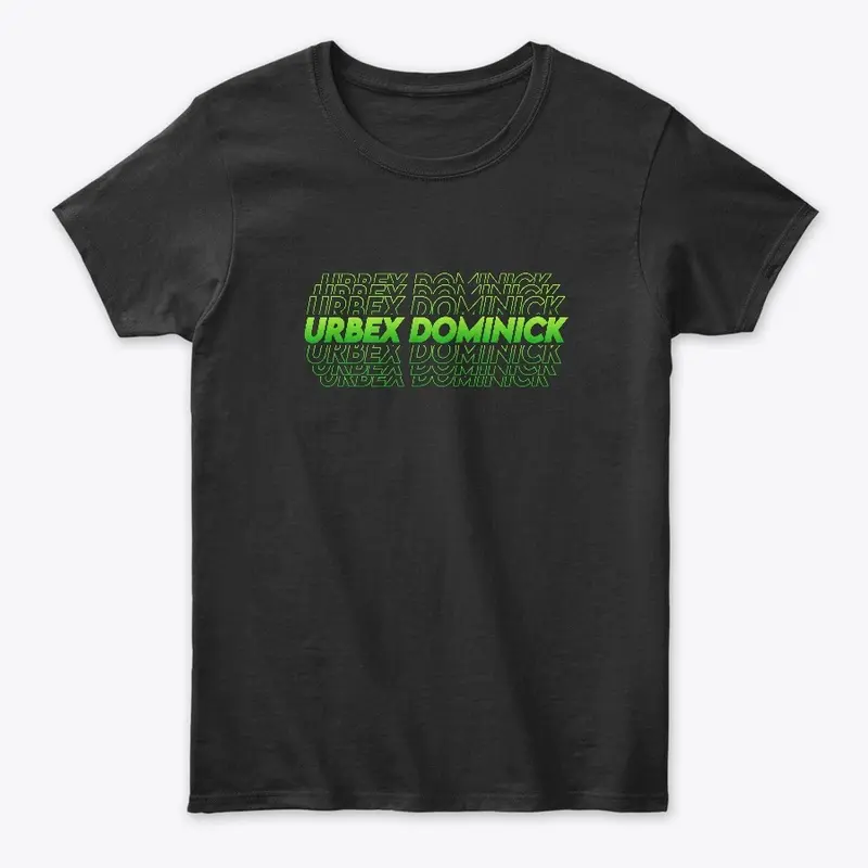 URBEX DOMINICK GLITCHED T-SHIRT - GREEN