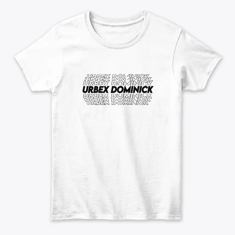 URBEX DOMINICK GLITCHED T-SHIRT - BLACK