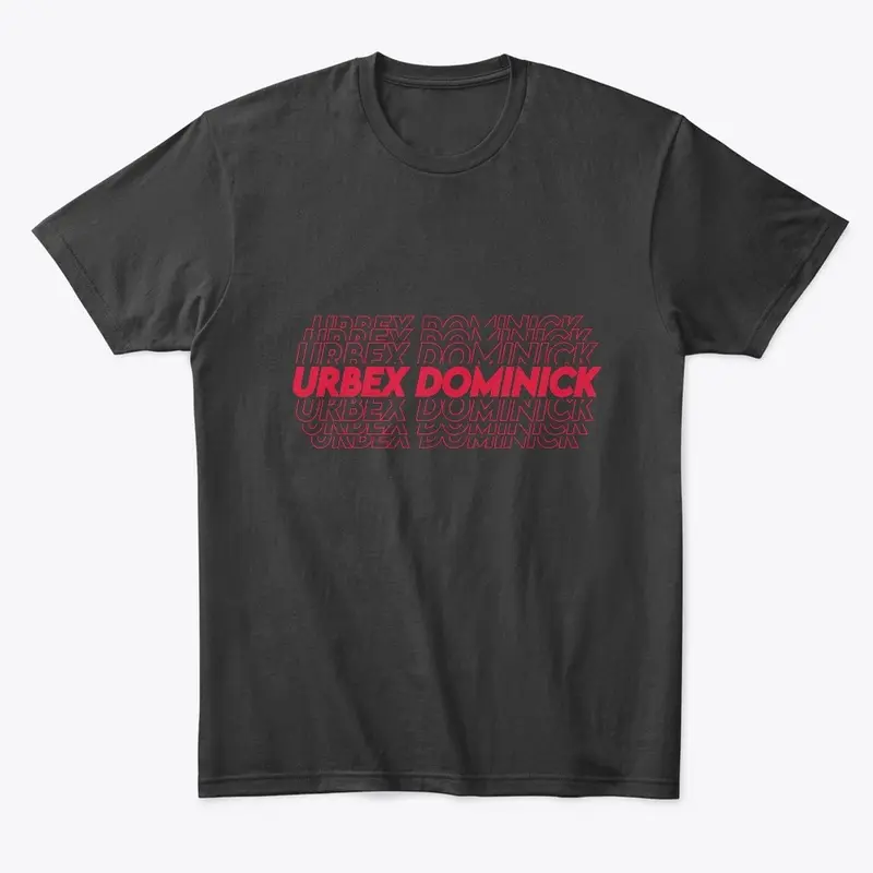 URBEX DOMINICK GLITCHED T-SHIRT - RED