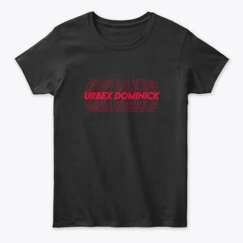 URBEX DOMINICK GLITCHED T-SHIRT - RED