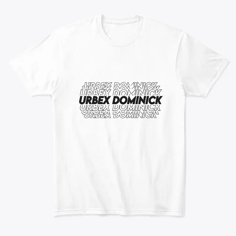 URBEX DOMINICK GLITCHED T-SHIRT - BLACK