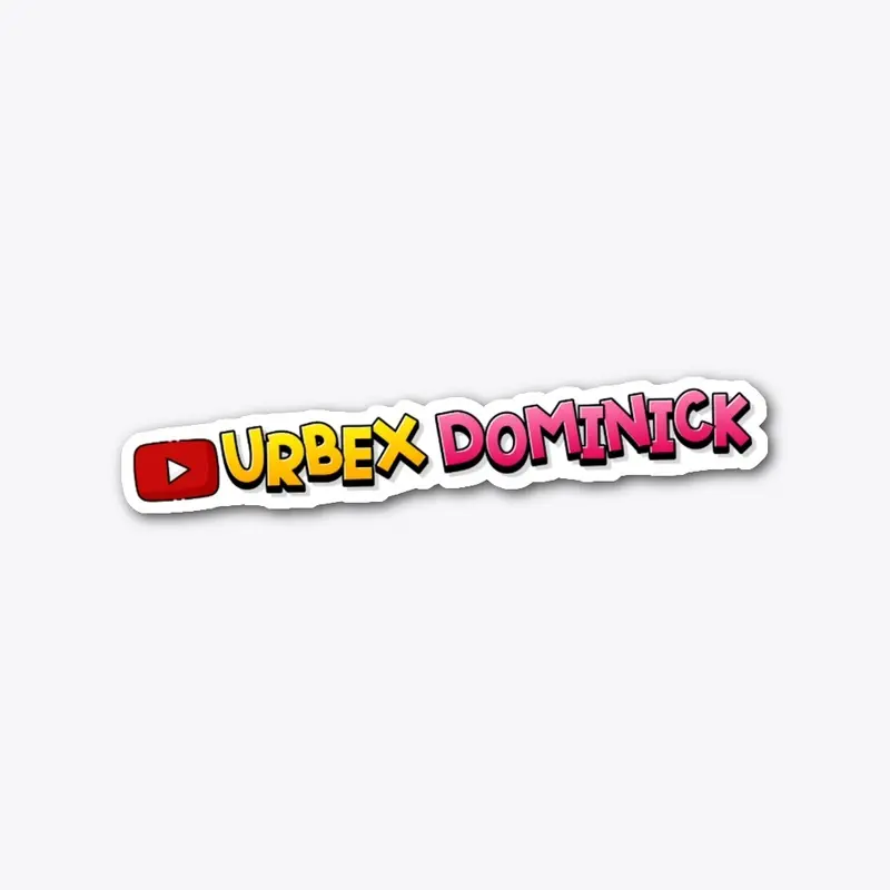 URBEX DOMINICK GRAFFITI STICKER