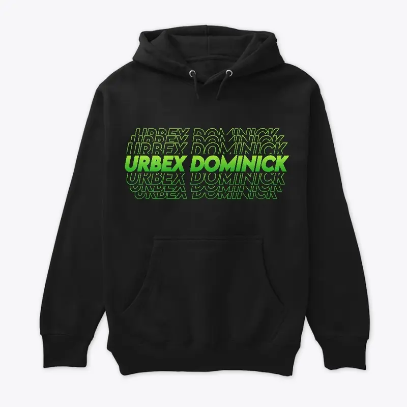 URBEX DOMINICK GLITCHED HOODIE - GREEN