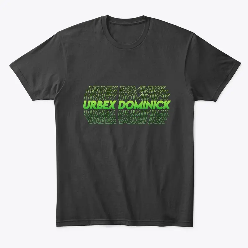 URBEX DOMINICK GLITCHED T-SHIRT - GREEN